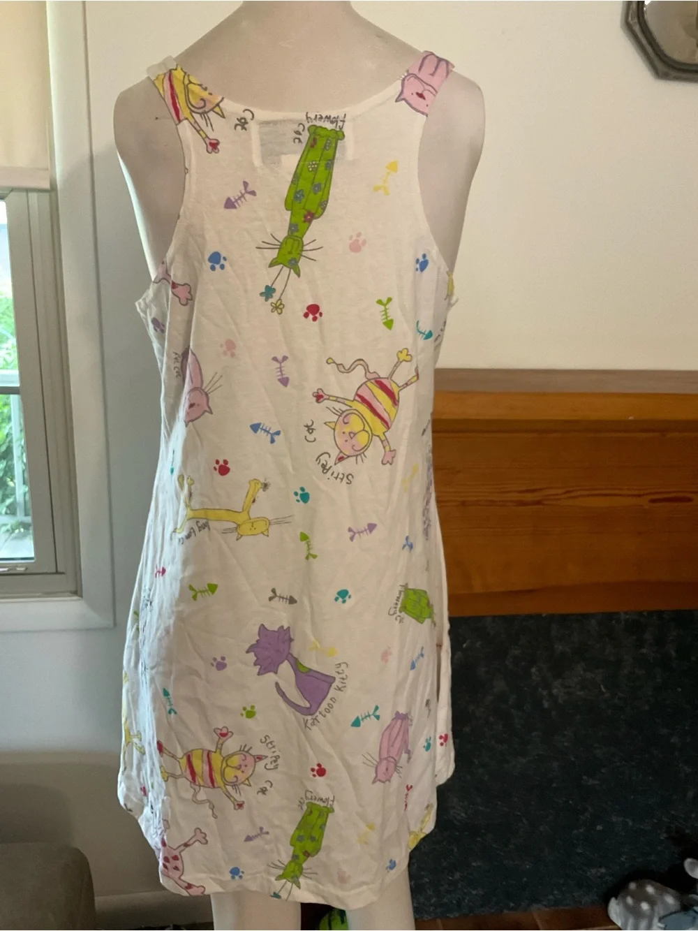 Vintage Canyon Group Cat Night Gown Size large